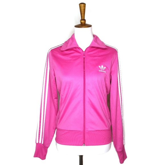 ladies pink adidas jacket